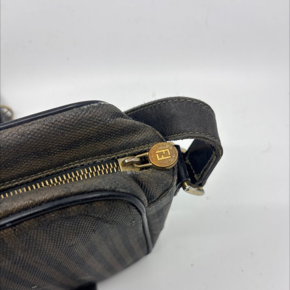 Vintage Fendi Crossbody Bag - Brown/Black - Picture 5 of 8